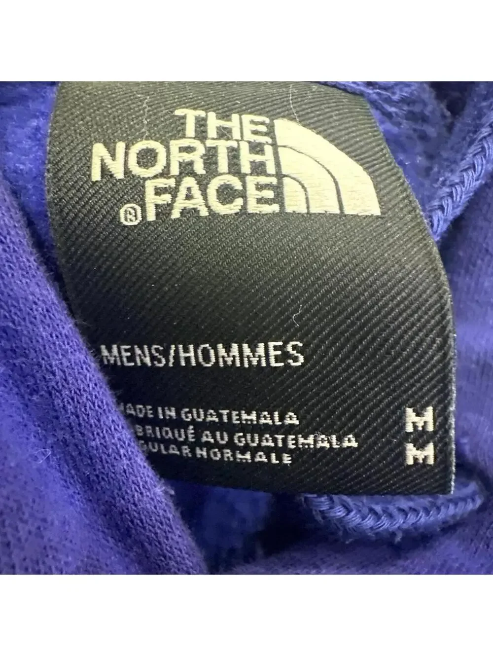 The North Face Men's Blue and Purple Hoody
